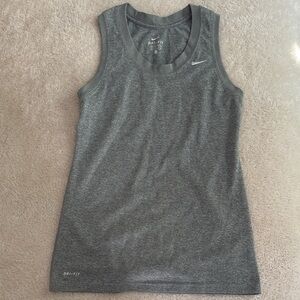 Nike Women's Heather Gray Tank Top